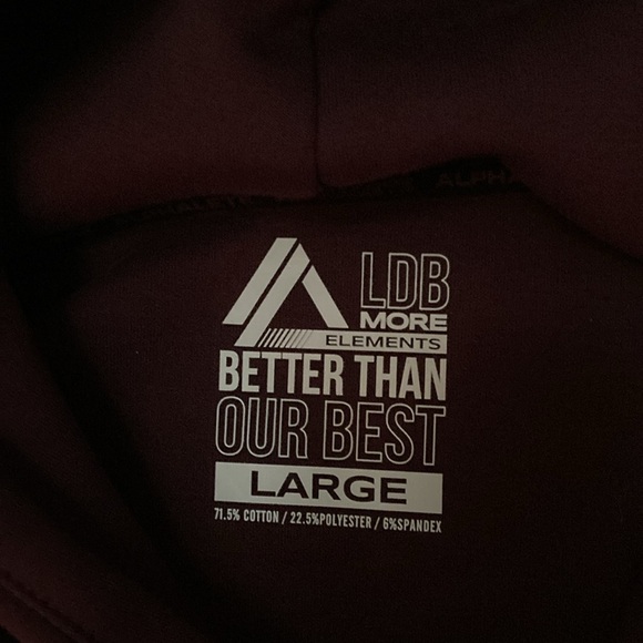NWT - Alphalete Hoodie (L) Merlot Colored -Matching jogging pants also available - Picture 10 of 10